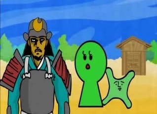 Гяру-курган Коффи: Битва при Окэхадзаме