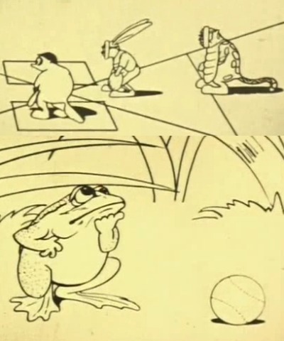 Наш бейсбольный матч