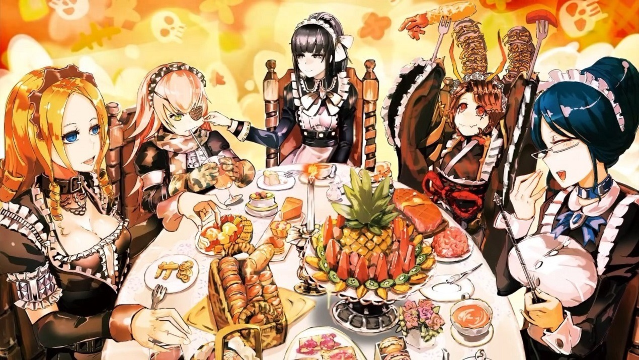 Чаепитие служанок